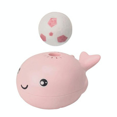 Suspension Ball Electric Fan Toy Children Fun Ocean Whale Suspension Blowing Ball Toy(Pink)