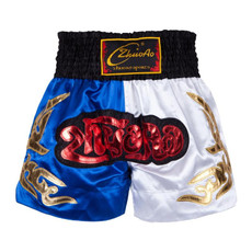 ZhuoAo Muay Thai/Boxing/Sanshou/Fighting Shorts for Men and Women, Size:S(Black Waist Stitching)