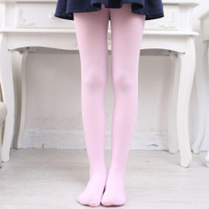 Spring Summer Autumn Solid Color Pantyhose Ballet Dance Tights for Kids, Size:M (Pink) Spring Summer Autumn Solid Color Pantyhose Ballet Dance Tights for Kids, Size:M (Pink)