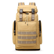 QY868 Outdoor Mountaineering Bag Large Capacity Travel Camping Backpack(Khaki) QY868 Outdoor Mountaineering Bag Large Capacity Travel Camping Backpack(Khaki)