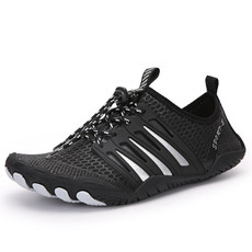 Outdoor Sports Hiking Shoes Antiskid Fishing Wading Shoes Lovers Beach Shoes, Size: 42(Black)