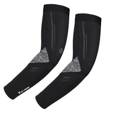 WEST BIKING Winter Riding Warm Plus Fleece Sleeve Outdoor Sports Cold Sleeve, Size: XL(Dark Grey)