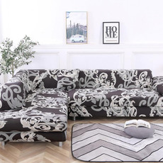 Fabric High Elastic All Inclusive Lazy Sofa Cover, Size: 1 Person(Royal Style)