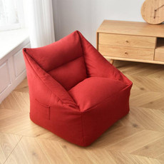 Loafers Sofa BagSkeletonless  Coat, Unfilled, Specification: Chair Cloth Cover(Rich Red)
