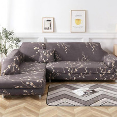 Fabric High Elastic All Inclusive Lazy Sofa Cover, Size: 3 Persons(happiness Tip Of Brow)