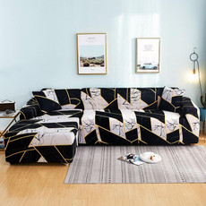 Fabric High Elastic All Inclusive Lazy Sofa Cover, Size: 4 Persons(Time Space Z)
