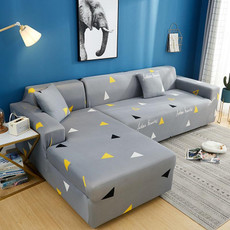 Fabric High Elastic All Inclusive Lazy Sofa Cover, Size: 3 Persons(Simple Elegant)