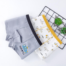 150 Yards 2pcs Boys Cartoon Cotton Boxer Antibacterial Boxer(ND409)