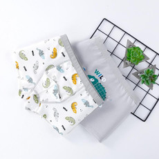 160 Yards 2pcs Boys Cartoon Cotton Boxer Antibacterial Boxer(ND406)