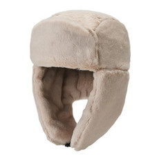 Winter Outdoor Pure Color Plush Warm Ear Cap Flight Cap, Hat Size:One Size(Khaki)