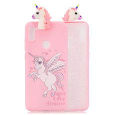 For Galaxy A11 Shockproof Cartoon TPU Protective Case(Unicorn)