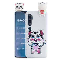 For Xiaomi Mi Note 10 Shockproof Cartoon TPU Protective Case(Cat)