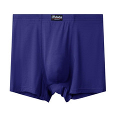 2 PCS Men Modal High Waist Breathable Boxer Underwear (Color:Royal Blue Size:XXXXXXXXXXXL)