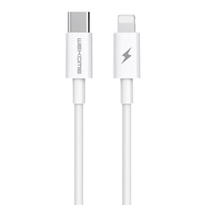 WK WDC-108 20W Type-C / USB-C to 8 Pin PD Fast Charging Cable , Length: 1.2m (White)