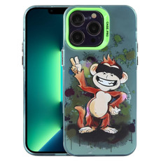 For iPhone 13 Pro Max Animal Pattern PC Phone Case(Monkey) For iPhone 13 Pro Max Animal Pattern PC Phone Case(Monkey)