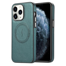 For iPhone 11 Pro Side Leather Magsafe Phone Case(Green) For iPhone 11 Pro Side Leather Magsafe Phone Case(Green)