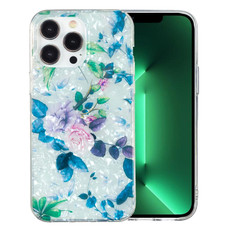 For iPhone 13 Pro Max IMD Shell Pattern TPU Phone Case(Rose) For iPhone 13 Pro Max IMD Shell Pattern TPU Phone Case(Rose)