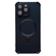 For iPhone 13 Pro Max Four-corner Shockproof Skin Feel MagSafe Magnetic Phone Case(Black) For iPhone 13 Pro Max Four-corner Shockproof Skin Feel MagSafe Magnetic Phone Case(Black)