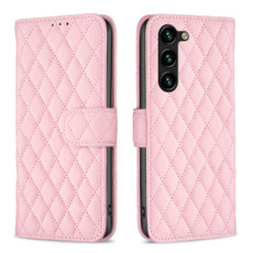 For Samsung Galaxy S24+ 5G Diamond Lattice Wallet Flip Leather Phone Case(Pink) For Samsung Galaxy S24+ 5G Diamond Lattice Wallet Flip Leather Phone Case(Pink)