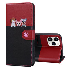 For iPhone 11 Pro Max Cute Pet Series Color Block Buckle Leather Phone Case(Black) For iPhone 11 Pro Max Cute Pet Series Color Block Buckle Leather Phone Case(Black)