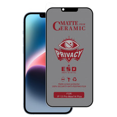 For iPhone 13 Pro Max / 14 Plus Full Coverage Privacy Ceramic Film