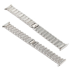 For Fitbit Versa Diamond-studded Stainless Steel  Watch Band(Silver)