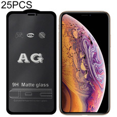 25 PCS AG Matte Frosted Full Cover Tempered Glass Film For Phone 8 / 7