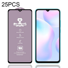 For Xiaomi Redmi 9AT 25 PCS 9H HD Large Arc High Alumina Full Screen Tempered Glass Film