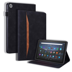 For Amazon Fire HD 8 2015 / 2016 / 2017 / 2018 Business Shockproof Horizontal Flip Leather Case with Holder & Card Slots & Photo Frame & Pen Slot & Sleep / Wake-up Function(Black)