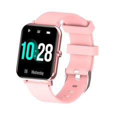 F15 Pro 1.69 inch TFT Screen IP67 Waterproof Smart Watch, Support Body Temperature Monitoring / Sleep Monitoring / Heart Rate Monitoring / Incoming Call Reminder(Pink)