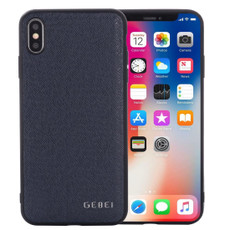 For iPhone 11 Pro GEBEI Full-coverage Shockproof Leather Protective Case(Blue)