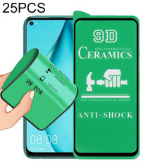 For Huawei Maimang 10 SE 25 PCS 9D Full Screen Full Glue Ceramic Film