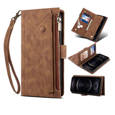 For Samsung Galaxy A52 5G / 4G Retro Frosted Horizontal Flip Leather Case with Holder & Card Slot & Wallet & Zipper Pocket & Lanyard(Brown)