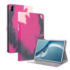 For Huawei MatePad Pro 12.6 (2021) Voltage Watercolor Pattern Skin Feel Magnetic Horizontal Flip PU Leather Case with Holder(Berry) For Huawei MatePad Pro 12.6 (2021) Voltage Watercolor Pattern Skin Feel Magnetic Horizontal Flip PU Leather Case with Holder(Berry)