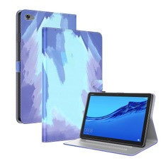 For Huawei MediaPad M5 Lite 10 Voltage Watercolor Pattern Skin Feel Magnetic Horizontal Flip PU Leather Case with Holder(Blue) For Huawei MediaPad M5 Lite 10 Voltage Watercolor Pattern Skin Feel Magnetic Horizontal Flip PU Leather Case with Holder(Blue)