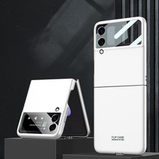 For Samsung Galaxy Z Flip3 5G GKK Integrated Ultra-thin Full Coverage Phone Flip Case(Silver)