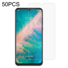 50 PCS 0.26mm 9H 2.5D Tempered Glass Film For ZTE Blade V10