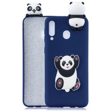 For Galaxy A30 3D Cartoon Pattern Shockproof TPU Protective Case(Panda)