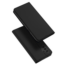 For Samsung Galaxy A13 4G DUX DUCIS Skin Pro Series Flip Leather Phone Case(Black)