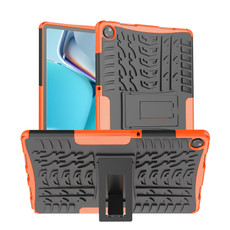 For OPPO Realme Pad 10.4 Tire Texture TPU + PC Tablet Case(Orange) For OPPO Realme Pad 10.4 Tire Texture TPU + PC Tablet Case(Orange)