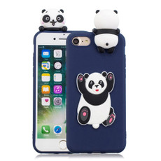 For iPhone SE 2020 & 8 & 7 3D Cartoon Pattern Shockproof TPU Protective Case(Panda)