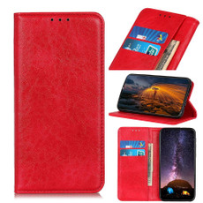 For Nokia G11 / G21 Magnetic Crazy Horse Texture Horizontal Flip Leather Phone Case(Red)