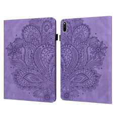 For Huawei MatePad Pro 10.8 2021 Peacock Embossed Pattern TPU + PU Leather Tablet Case(Purple) For Huawei MatePad Pro 10.8 2021 Peacock Embossed Pattern TPU + PU Leather Tablet Case(Purple)