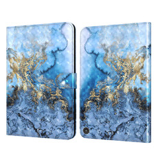 For Amazon Kindle Fire HD 8 2020 3D Painted Pattern Leather Tablet Case(Milky Way)