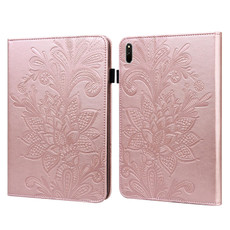 Lace Flower Embossing Pattern Leather Tablet Case For Huawei MatePad 11 2021(Gold) Lace Flower Embossing Pattern Leather Tablet Case For Huawei MatePad 11 2021(Gold)