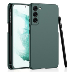 For Samsung Galaxy S22+ 5G GKK Ultra-thin Skin Feel Phone Case with Side Pen Slot & Stylus(Forest Green) For Samsung Galaxy S22+ 5G GKK Ultra-thin Skin Feel Phone Case with Side Pen Slot & Stylus(Forest Green)