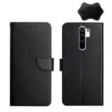 For Xiaomi Redmi 9 Genuine Leather Fingerprint-proof Horizontal Flip Phone Case(Black) For Xiaomi Redmi 9 Genuine Leather Fingerprint-proof Horizontal Flip Phone Case(Black)