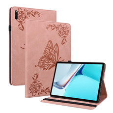 For Huawei MatePad 11 2021 Butterfly Flower Embossed Leather Tablet Case(Rose Gold) For Huawei MatePad 11 2021 Butterfly Flower Embossed Leather Tablet Case(Rose Gold)