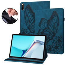 For Huawei MatePad 11 2021 Big Butterfly Embossed Leather Tablet Case(Blue) For Huawei MatePad 11 2021 Big Butterfly Embossed Leather Tablet Case(Blue)
