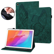 For Huawei MatePad T 10s Big Butterfly Embossed Leather Tablet Case(Green) For Huawei MatePad T 10s Big Butterfly Embossed Leather Tablet Case(Green)